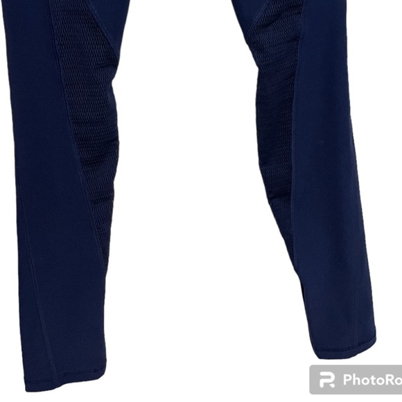 Gottex Blue Full Length Zipper Leggings Size XS - Picture 5 of 7